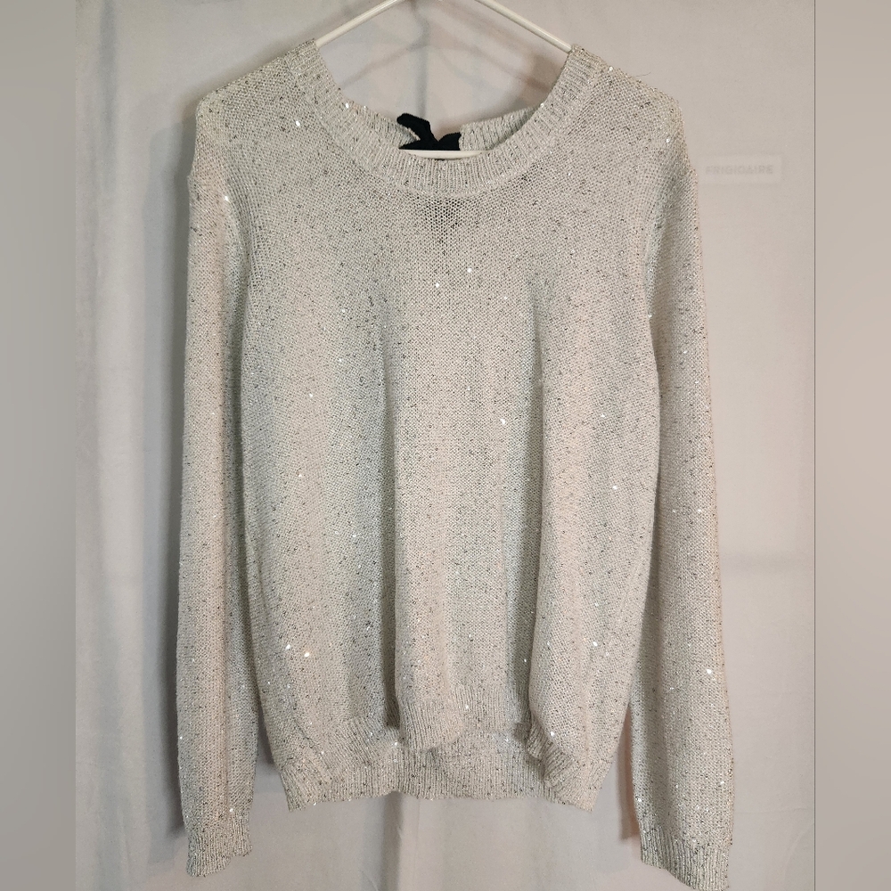 a.n.a. Sequin Knit Sweater
